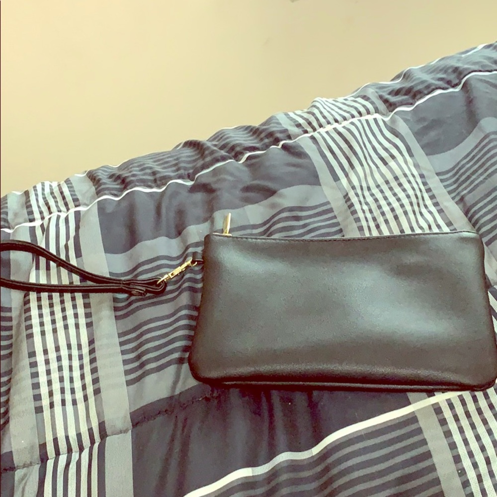 Black Clutch with Built in Power Bank